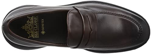 B CB7024G Men's Oxford Flats, Brown, Size 25.5 cm, 3E