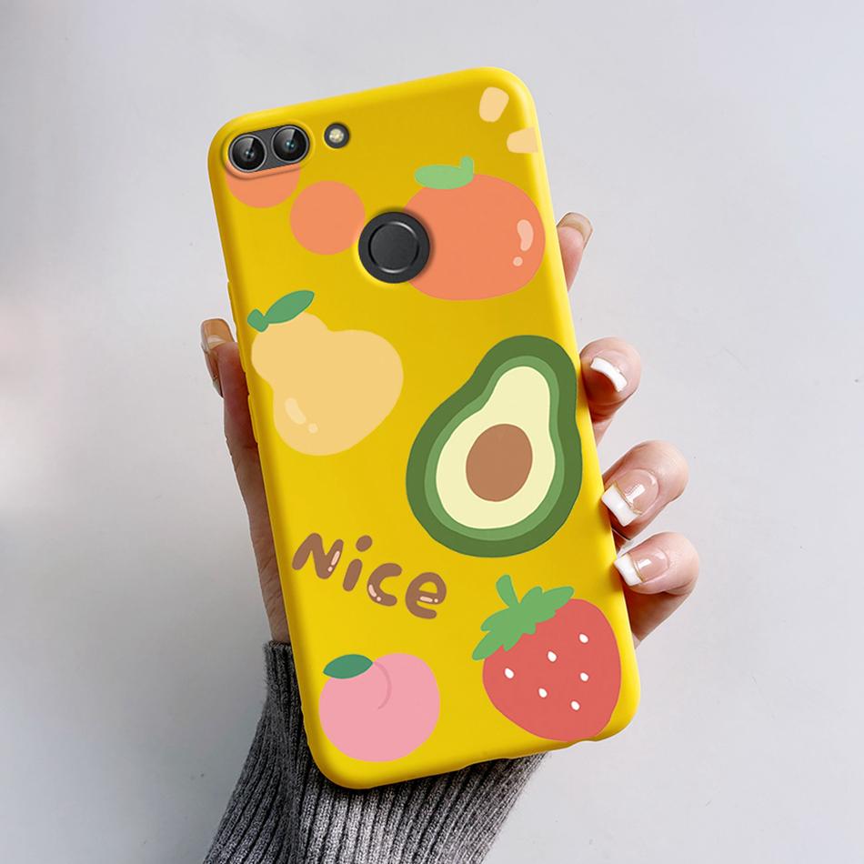 For Huawei P Smart 2018 Case Cute Cat Bear Cartoon Frog Soft Cover For Huawei P Smart FIG-LX1 5.65 Inch Case Coque Fundas Shell