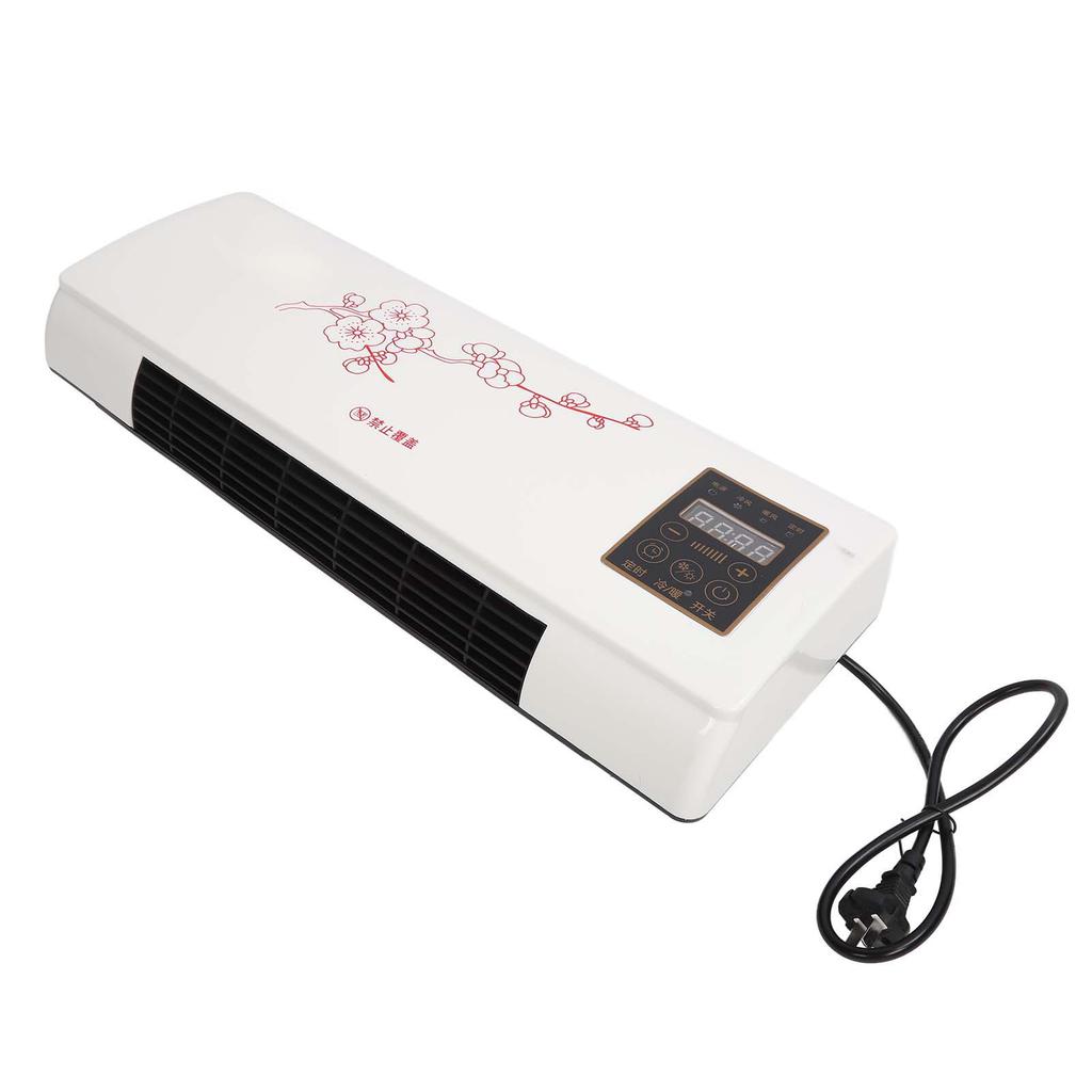 Wandmontierte Klimaanlage Knopf-Fernbedienungstyp Automatische Kühlung Heizung Klimaanlage CN-Stecker 220V