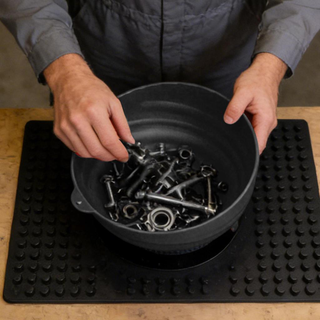 Magnetic Parts Bowl High-Strength Shatterproof Tool Trays Magnetic Nut Cup for Nuts Bolts Dorm Home Repair Shop Garage Workshop