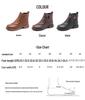 2024 Women's Winter Leather Short Boots: Warm, Non-Slip, Thickened Cotton for Middle-Aged & Elderly