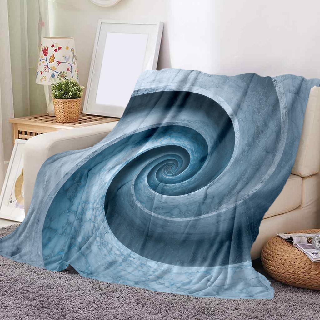 1Pc Cartoon Print Flannel Blanket, High Quality Comfortable for All Seasons, Home Decor, Warmth and Comfort, Perfect for Christmas Birthday Gift