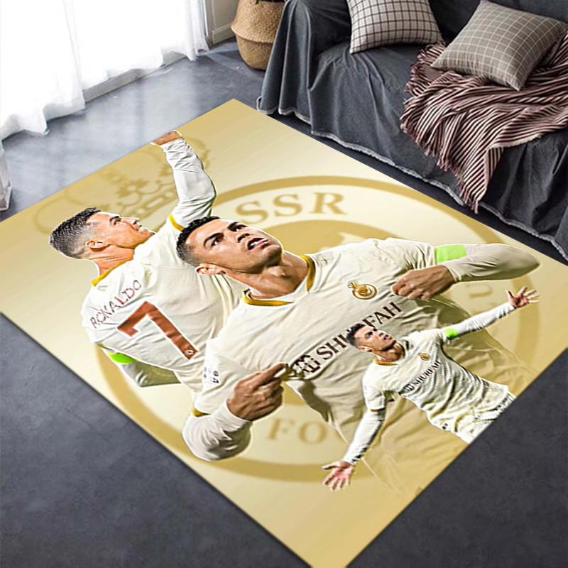 2025 Nieuw C Ronaldo Tapijt Vloerkleed voor Woonkamer Slaapkamer Huis Bank Decoratie, Kinderen spelen Antislip Vloermat25