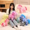 Fantastic Rainbow Horse Plush Dolls Stuffed Animal Cute Unicorn Colorful Pony Plush Toys Birthday Gift For Children Friends