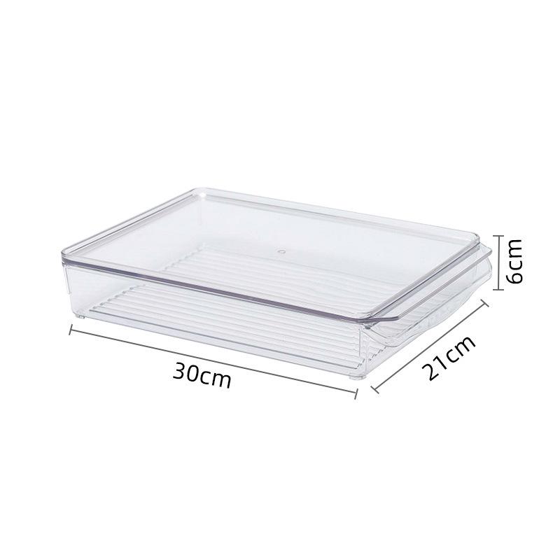 Food-Grade Transparent Refrigerator Storage Box – Large Capacity for Kitchen Organizing
