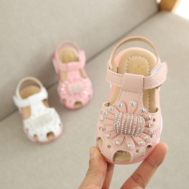 floral baby shoes
