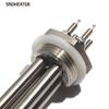 SNDHEATER 12V 24V 36V 48V Water Immersion Heater Low Voltage G1 1/4" DN25 1Inch Thread Induction Heating Tube 304SUS 300W-1.5KW
