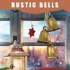 Christmas Bell Ornaments Party Decorations Rustic Holiday Decor Gold Vintage Christmas Bells Tree Ornaments For Outdoor Window