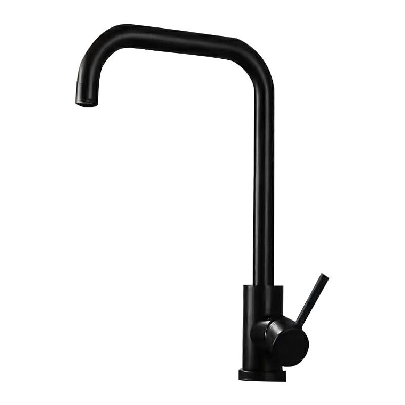 Taps for Kitchen Sinks Deck Mounted Modern Black Kitchen Sink Stainless Steel Faucet