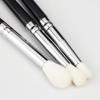 3-Pack Imitation Wool Eyeshadow & Contour Brush Set: Soft Bristles for Blending and Nose Contour