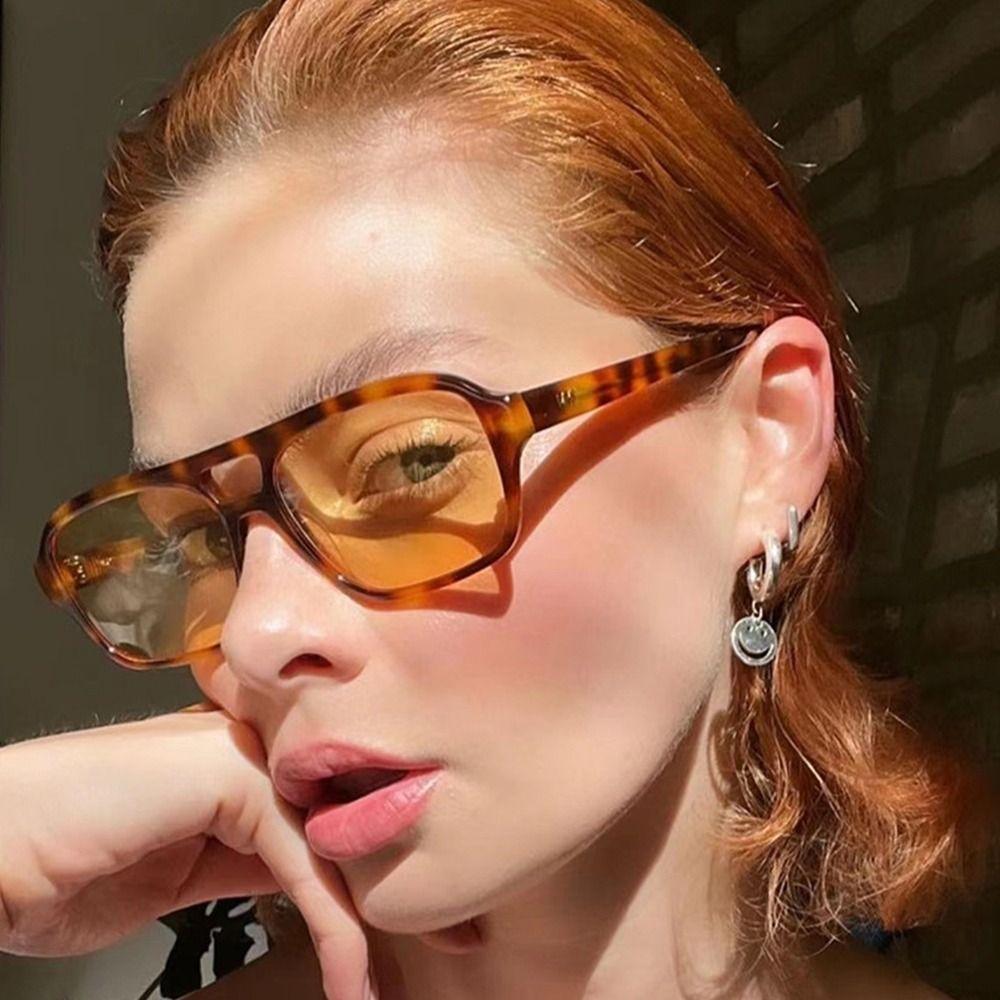 Classic Stylish Retro Leopard Sunglasses Uv400 Trendy Women'S Eyewear Outdoor Leisure Shades For Women & Men