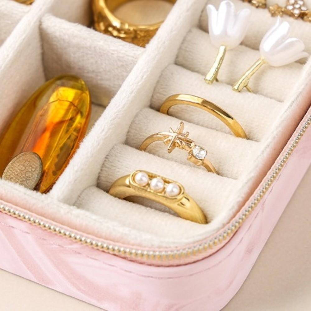 Layered Jewelry Storage Box Mini Jewelry Display Case Earrings Necklace Ring Jewelry Box  Gift