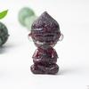 Tree Resin Craft Monkey King Statue With Natural Water Crystal For Home Decoration And Collectors