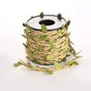 Artificial Vine Rope Eco-friendly Wear Resistant Fabric Hemp Rope with Artificial Vine Green Leaves Home