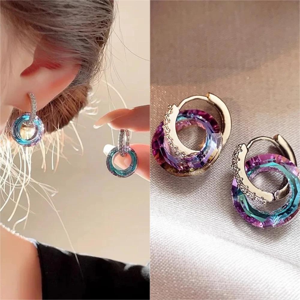 New Wine Red Velvet Rose Pearl Earrings for Women Vintage Red Rose Elegant High-end Studs Earrings Jewelry Accessories