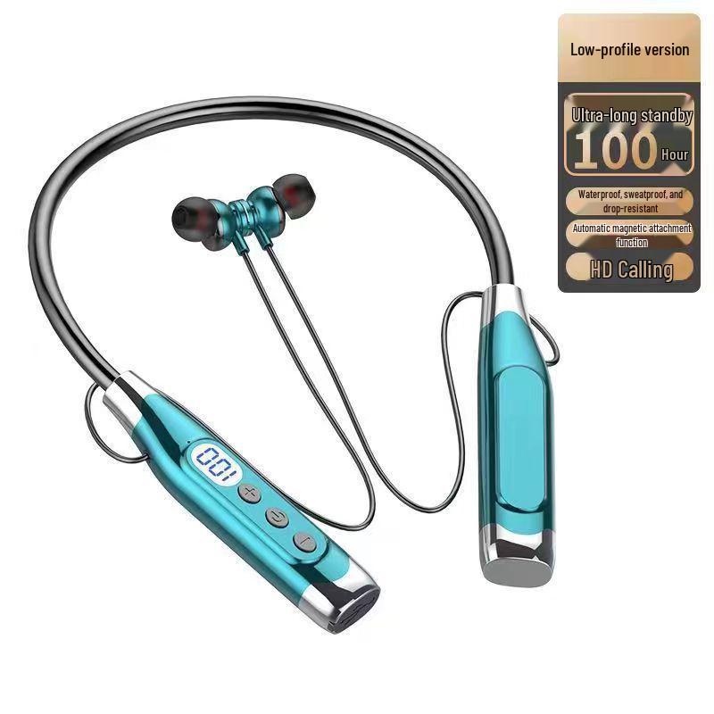 

Bluetooth Wireless Neckband Earphones for K-Song, Live Streaming & Gaming - Compatible with Huawei & Apple