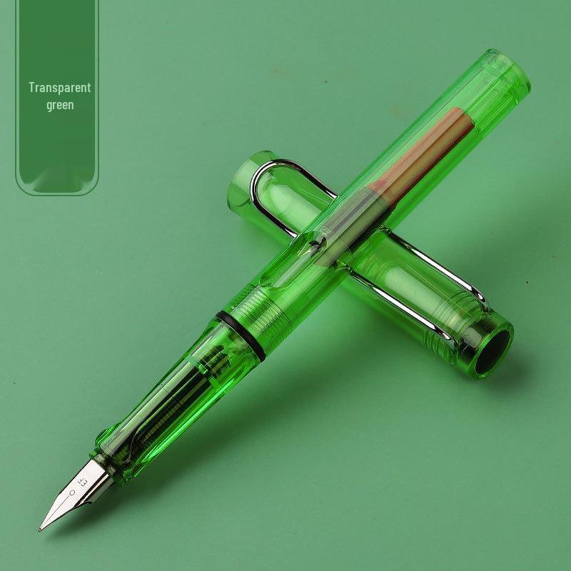 Colorful Ergonomic Fountain Pen for Students - Perfect for Writing Practice and Custom Logo Gifts