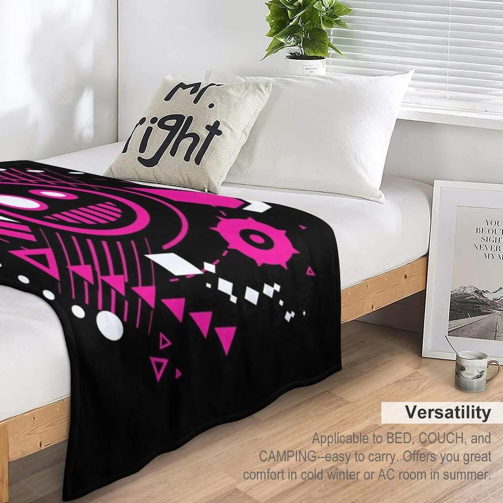 Just Shapes And Beats - JSAB Throw Blanket bed plaid Multi-Purpose Thin Blankets Hairy Blanket