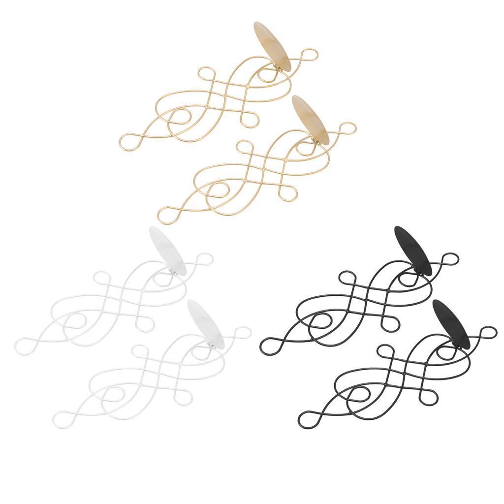 2 Sets Wall Candle Sconce Holder Foldable Deformation Resistance Innovative Wall Candle Holder for Bedroom Dining Room