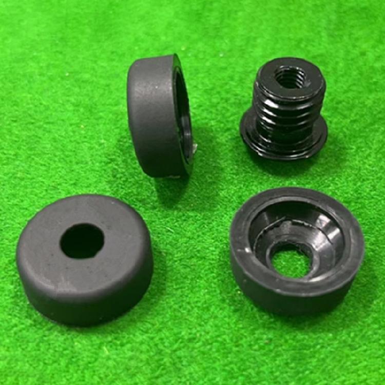 2pcs Protections Pad Billiard Pool Cue Bottom Tail Protective Cover Easy To Use