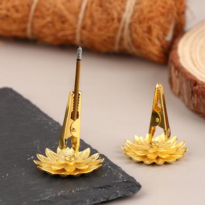 1Pc Weihrauch Stick Halter Mini Lotus Duft Clip Weihrauch Brenner Kegel Räuchergefäß Teehaus Sandelholz Spule Basis Wohnkultur