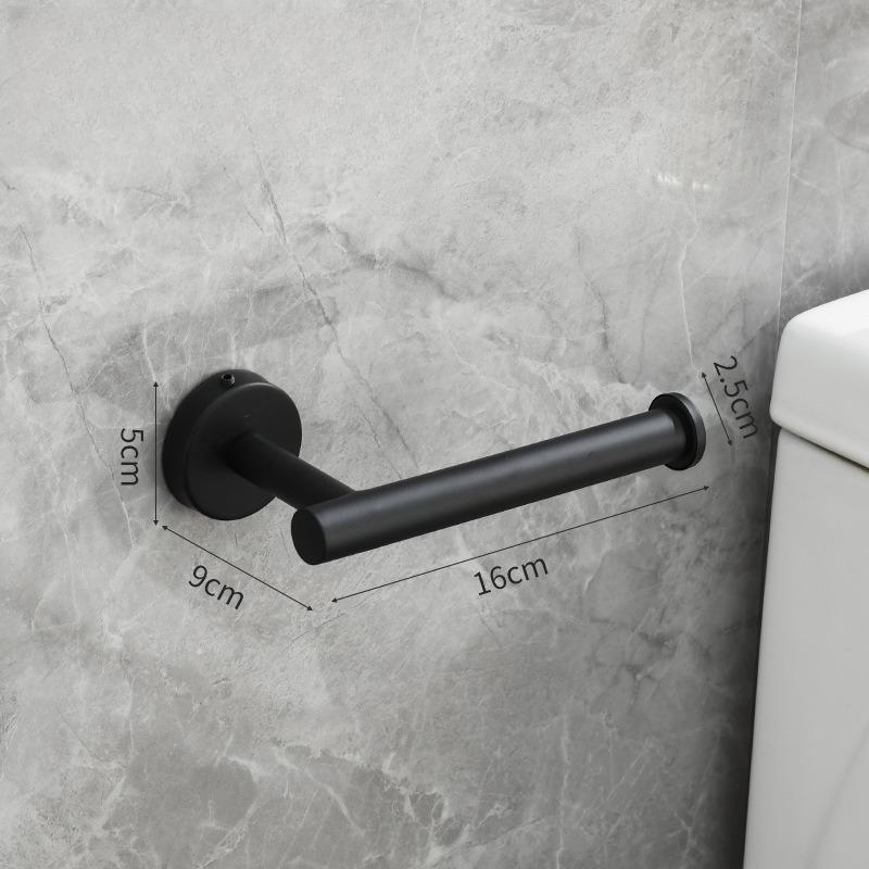 1pcs Stainless Steel Wall Mounted Toilet Paper Holder Creative American Style Bathroom Tissue Roll Stand