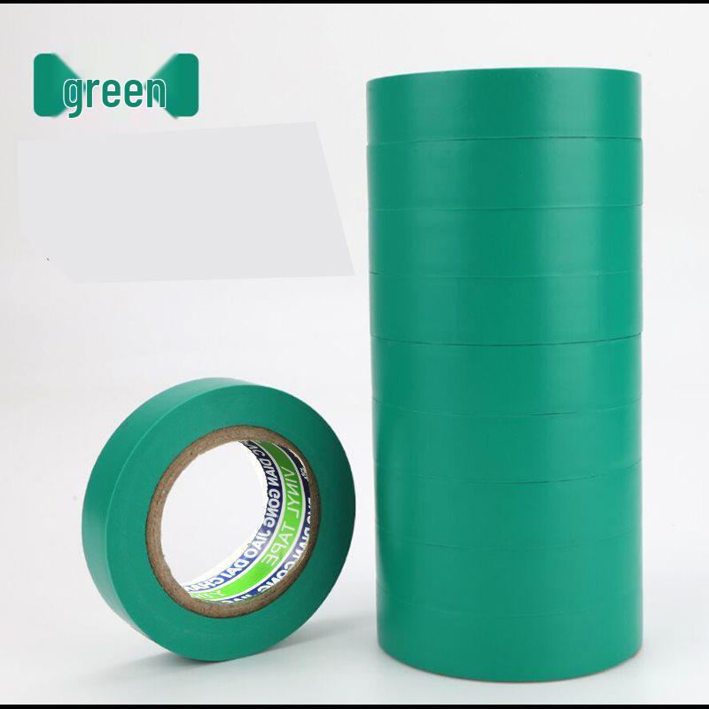 Wodoodporna, trudnopalna taśma PVC dla elektryków o wysokiej lepkości - Bardzo cienka, duża rolka, czarna