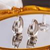 Vintage Earrings Exaggerated Earrings Wide Earrings Dangle Earrings Wide Ear Jewelry Present for Women and Girls