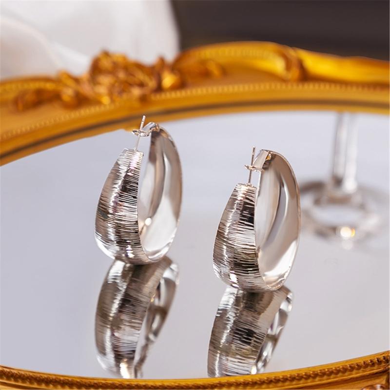 Vintage Earrings Exaggerated Earrings Wide Earrings Dangle Earrings Wide Ear Jewelry Present for Women and Girls
