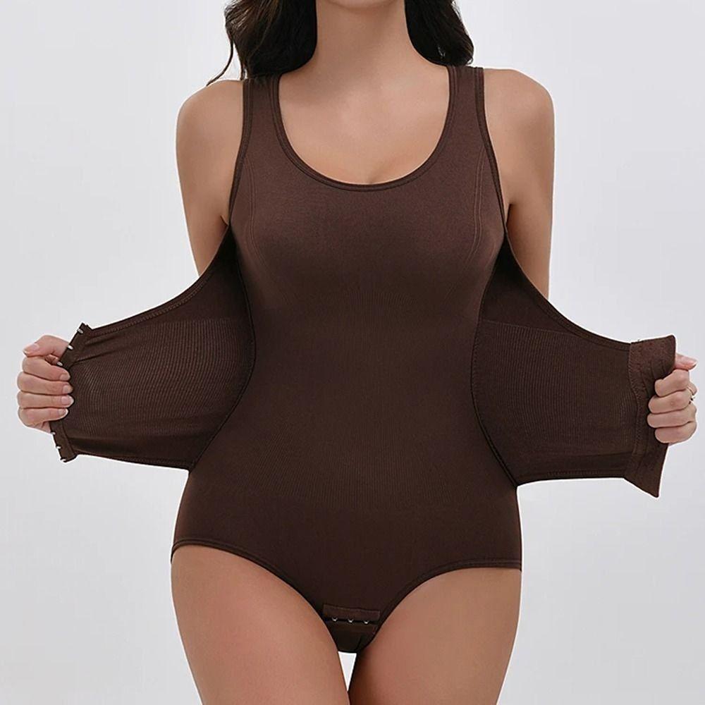 Multi-rows Hook Womens' Waist Trainer Tummy Control Postpartum Slimming Sheath Tank Tops
