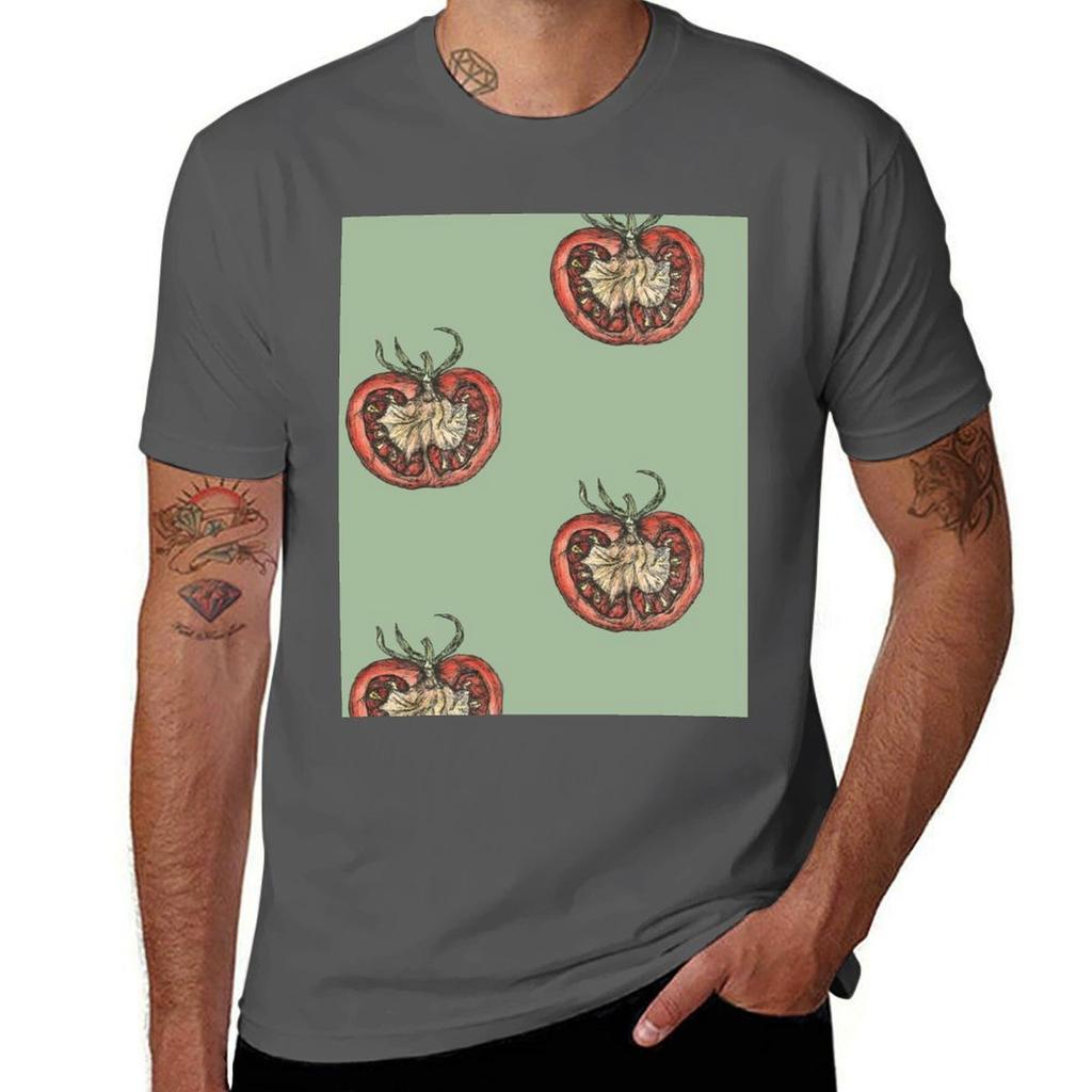Tomato TShirt Fashion Letter Print TShirt