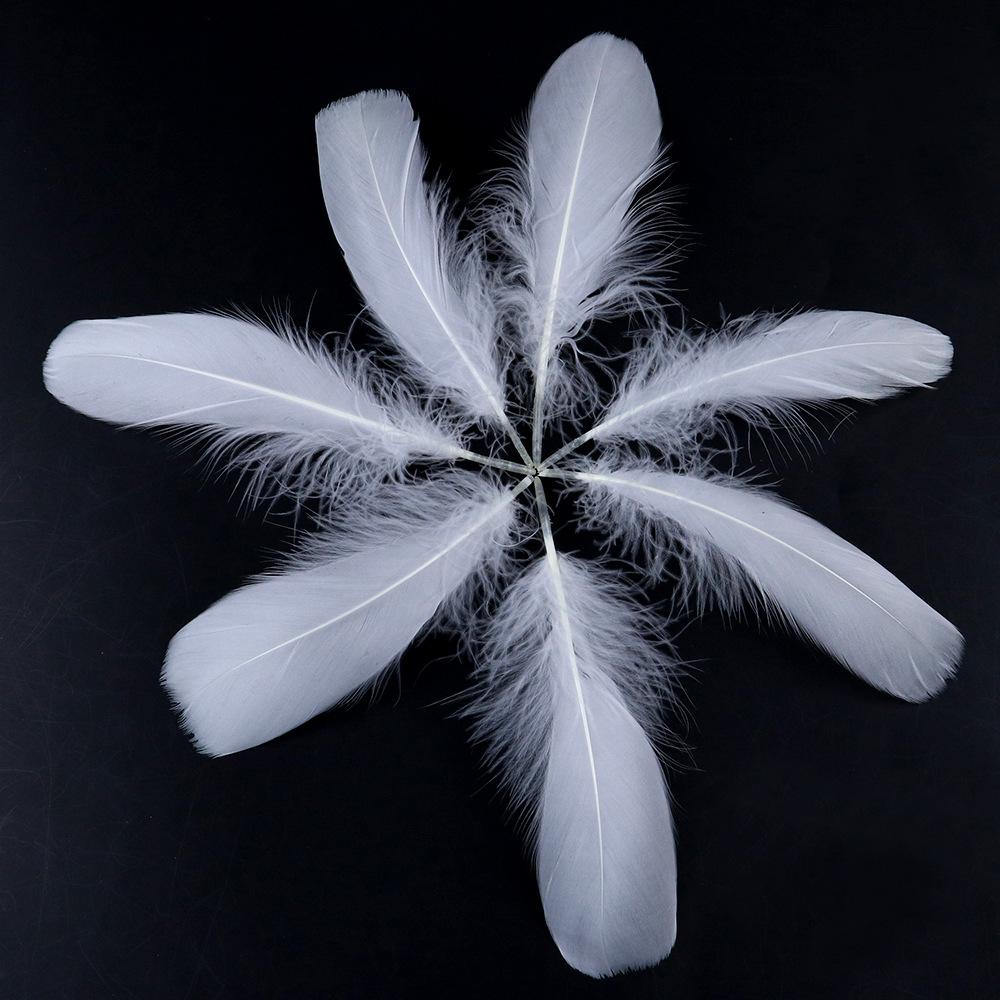 Goose Feather Diy Colorful Feather Soft Large Floating Feather Headdress Craft Decoration Material