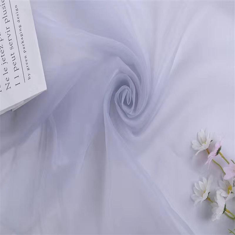 Organza Lens Veil: Soft Light Photography Yarn Filter in Black & White Fabric