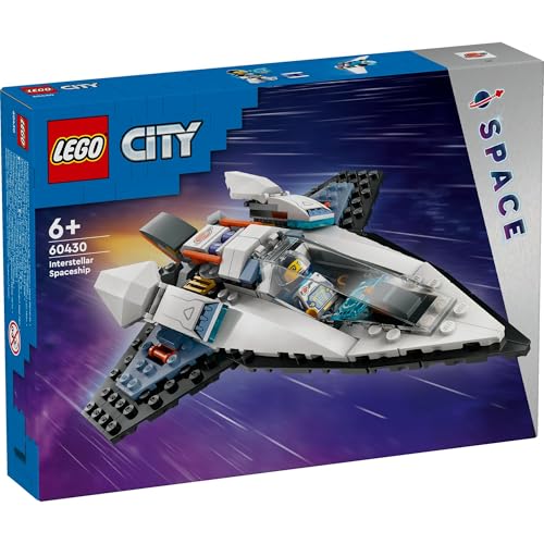 LEGO City Raumschiff Spielzeug, Geburtstagsgeschenk, Pädagogische Bausteine, für Jungen und Mädchen, Alter 6, 7, 8 und 9, Weltraum, 60430