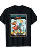 Funny Sarcastic Pimping with Paul Graphic T-Shirt for Men & Retro Vintage Unisex Tee with Bold Teal Lettering & Scooter Design, Soft Breathable Crew N
