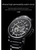 Popular Men's Black Warrior Hollow Mechanical Watch - Stylish, Waterproof, Luminous, Automatic