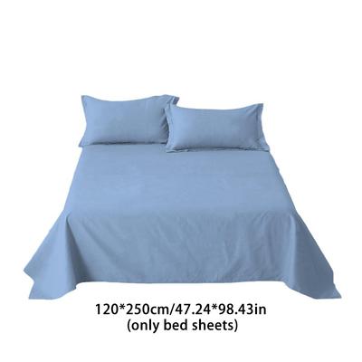 Bed Sheet Solid Colour Dormitory Simple Single Piece Single Double Brushed Bedspread Home B&B Hotel School