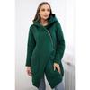 Hooded Sports Fleece Sweatshirt Casual Long-sleeved Zipper Jacket Women's Plus-size Solid Color Jacket