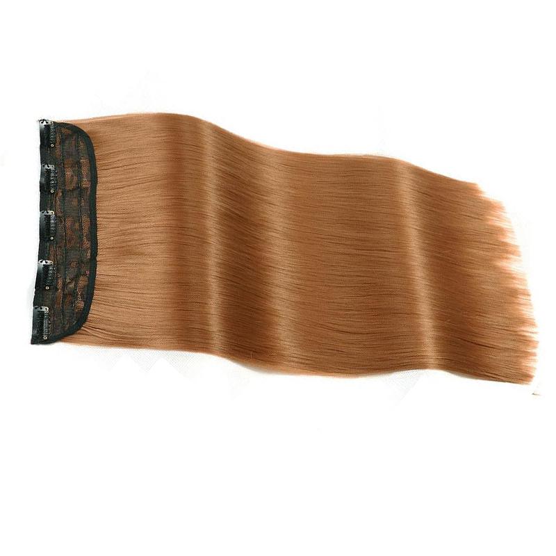 LISI волосы женские натуральные длинные прямые волосы наращивание парик 5 зажимов — фото 14