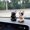 Yoga Meditation Dog Ornament Sitting Pug Figurine Statue Animal Sculpture Indoor Outdoor Garden Home Office Desktop Decoration