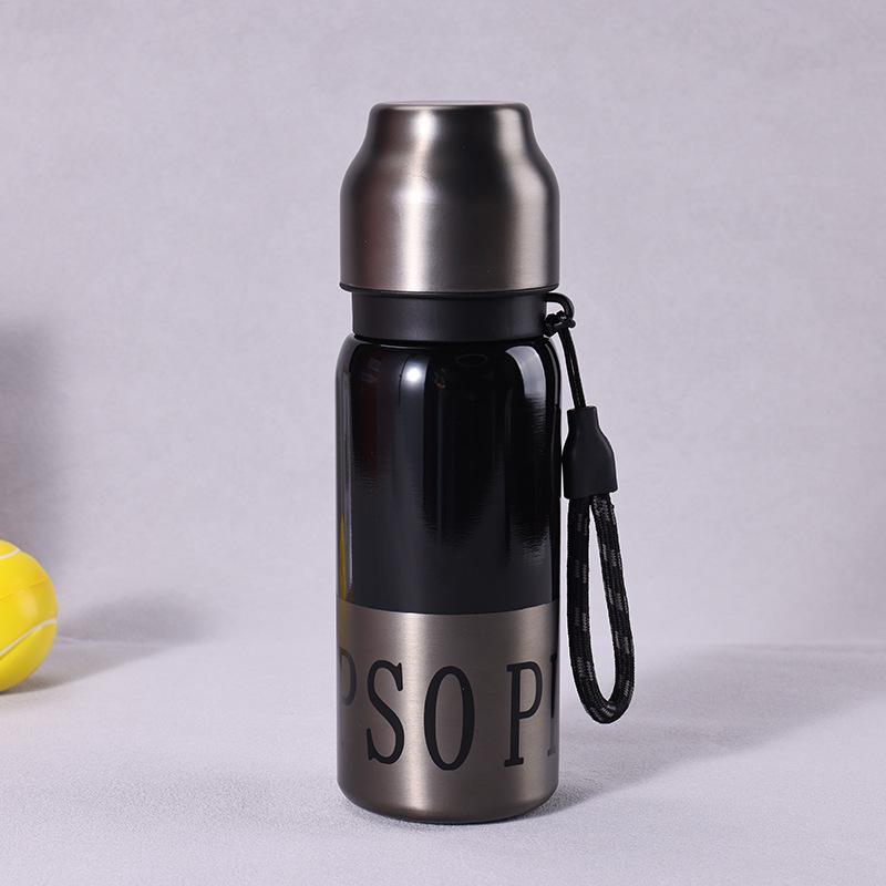 Creative Stainless Steel Thermos Cup Large Capacity Cold Water Cup Outdoor Portable Sports Water Cup