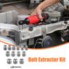 Extractor Socket Set Stripped Easy Out Hand Tools Drive Bolt Nut Remover Set For Damaged Round Rusted Broken Woodworking