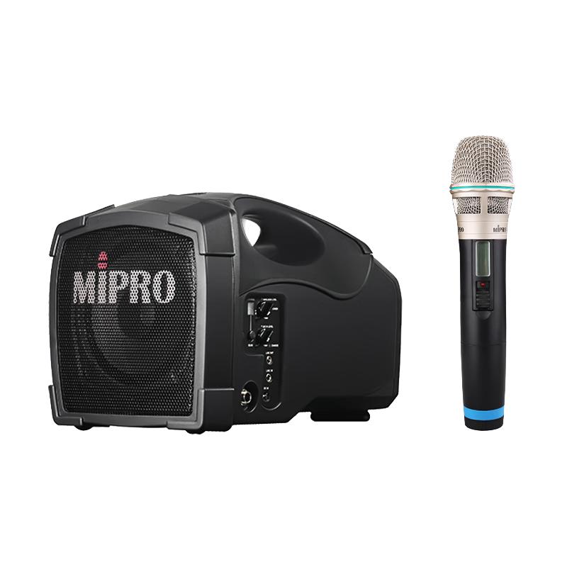 

MIPRO MA-101B Portable PA System with Handheld Microphone CN plug (adapter included)