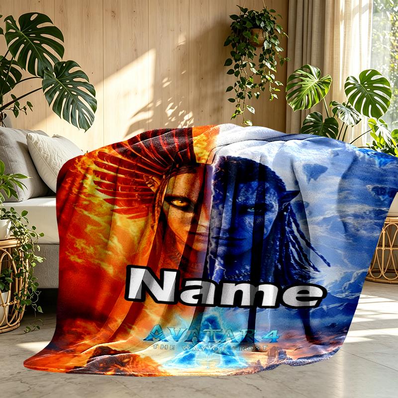 Individuelle personalisierte Decke mit Avatar-Druck, Heimdekoration, Schlafzimmer, Sofa, Camping, Couch, Geschenke für Geburtstag Weihnachten