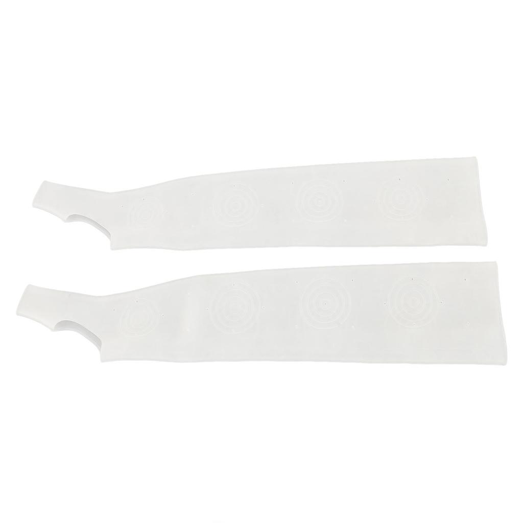 1pair SEBS Long Moisturizing Arm Sleeve with Thumb Hole Washable Elastic Hands Care Arm Sleeve for Dryness Calluses