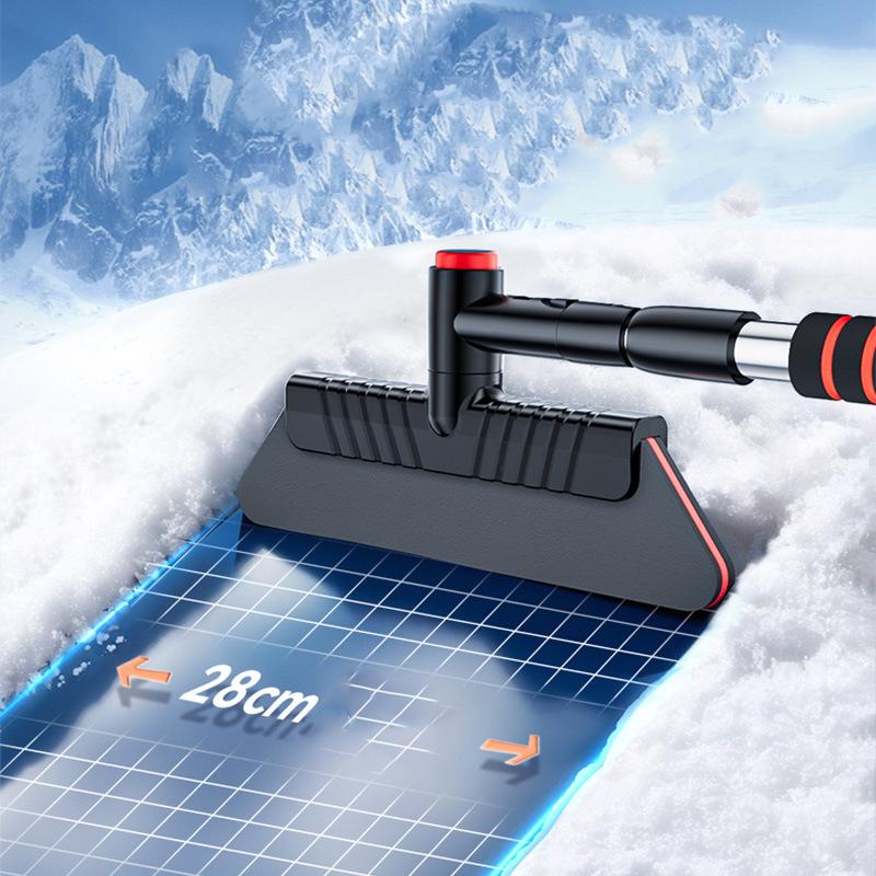 Multi-functional Retractable and Rotatable Car Snow Brush and Snow Shovel Detachable Snow Removal Shovel