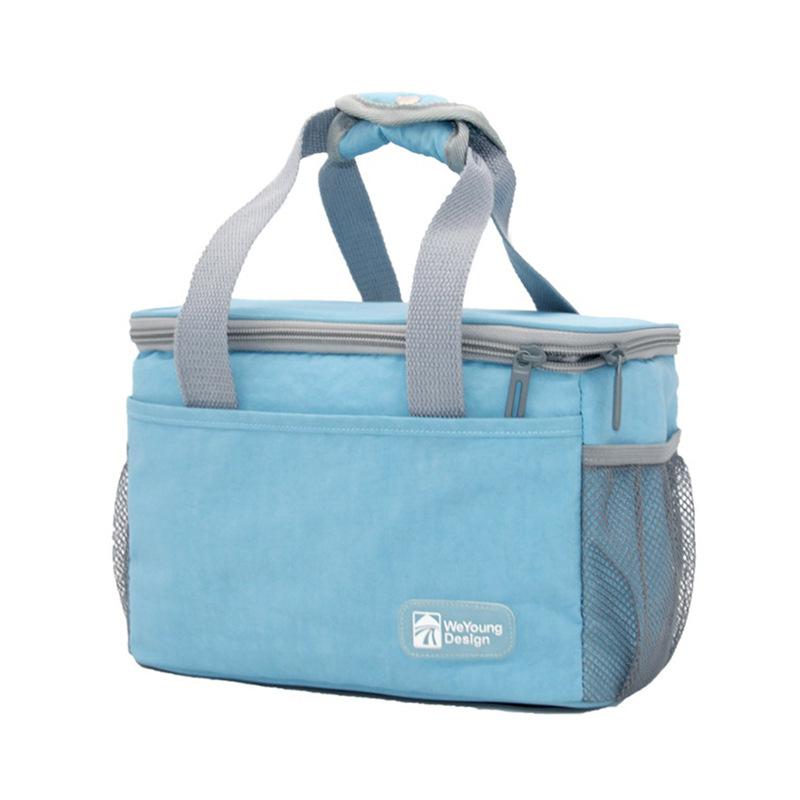 Portable Women Lunch Bag Food Thermal Box Durable Waterproof Office Cooler Lunchbox Large Capacity Organizer Insulated Case