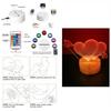 3D LED Night Light USB RGB Lamp illusion I Love You Gadget Heart Bedroom Desk Lamps Home Decoration Romantic Night Love Gifts