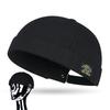 Brimless Hat for Men Women Cotton Classic Solid Color Beanie Beaded Hip Hop Hat for Outside Cycling Riding Activities