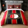 Feyenoord Design Bett Bettwäsche Set 1 Bettbezug + 2 Kissenbezüge Weich Atmungsaktiv Haushalt Bettwäsche